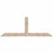 Ekena Millwork Portland Smooth Timber Gable Bracket, Douglas Fir, 84"W x 31"H x 1 1/2"D x 5 1/2"F, 9/12 Pitch GBW084X31X0206POR00SDF - alternate 1